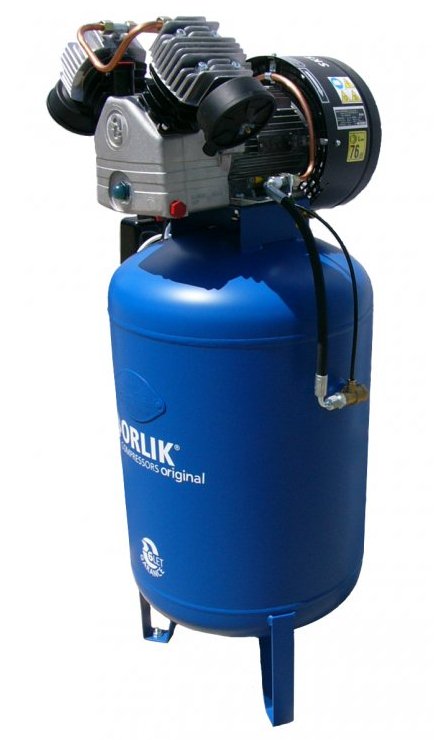 ORLÍK SKS 9-2/100 vertikální olejový kompresor 1,5kW, 150l/min., 10 bar, 230V