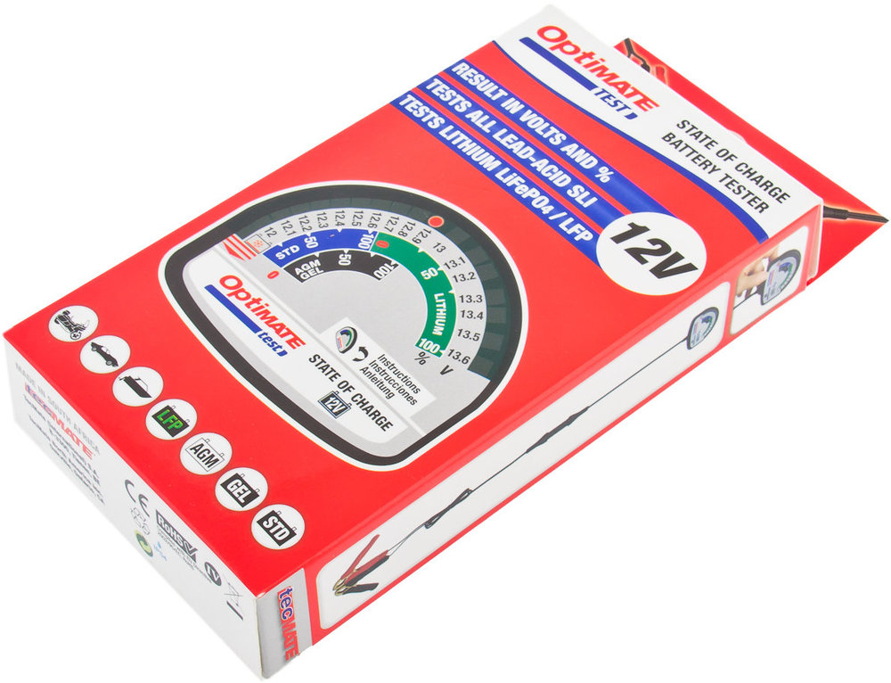 TECMATE TestMate Auto TA18/TA20 přenosný bateriový tester