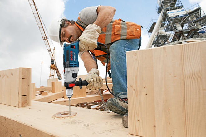 Bosch GSB 162-2 RE Professional příklepová vrtačka - 060118B000