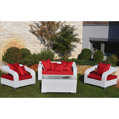 DIMENZA Bordeaux zahradní sedací souprava