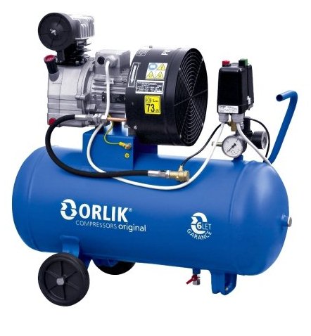 ORLÍK PKS 4-2/100 Špičkový olejový pístový kompresor 0,75kW, 100l, 230V