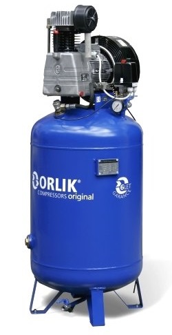 ORLÍK SKS 17/270 vertikální olejový kompresor 3kW, 300l/min., 400V