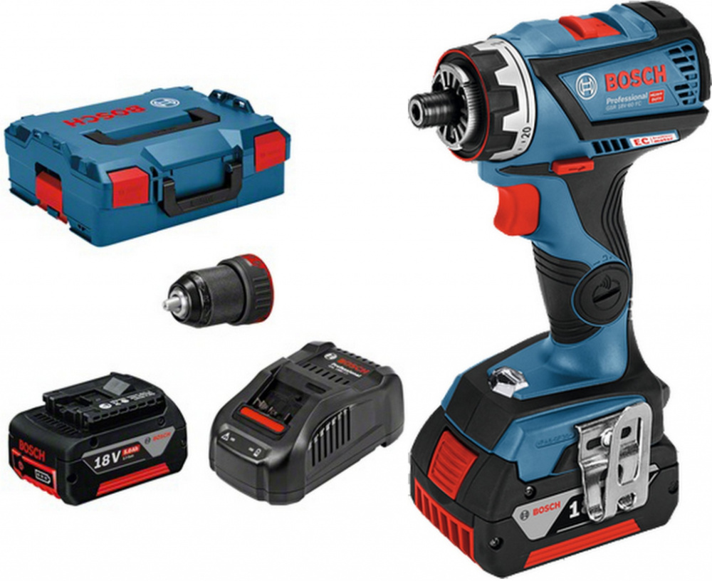 Bosch GSR 18V-60 FC FLEX Professional aku vrtačka 5,0Ah - 06019G7101