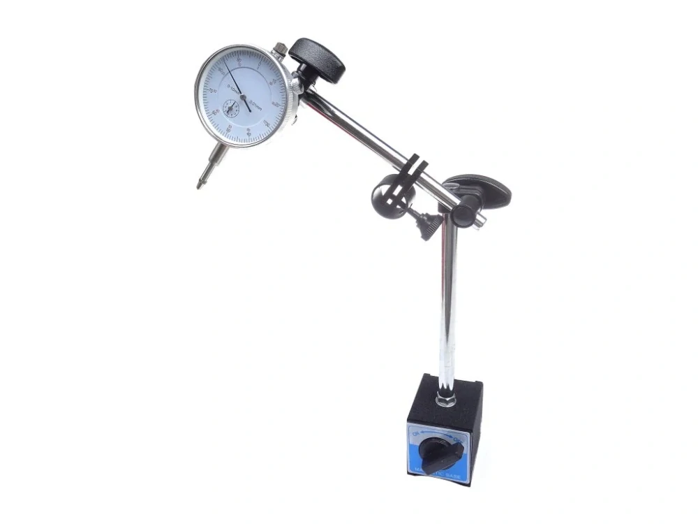 QUATROS QS15511 Magnetický stojan, stativ + úchylkoměr