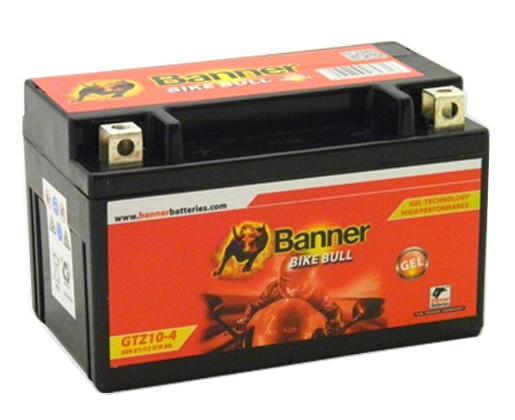 Banner 50901 GTZ10-4 BIKE BULL GEL 12V 9Ah 180A = YTZ10S