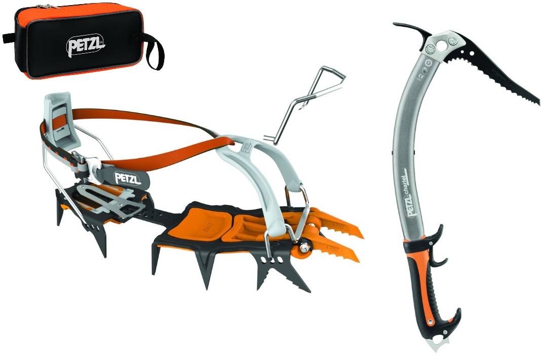Petzl LYNX LL mačky + Petzl Quark cepín SET