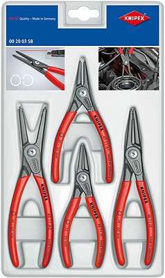 KNIPEX 002003SB sada kleští 4ks na pojistné kroužky