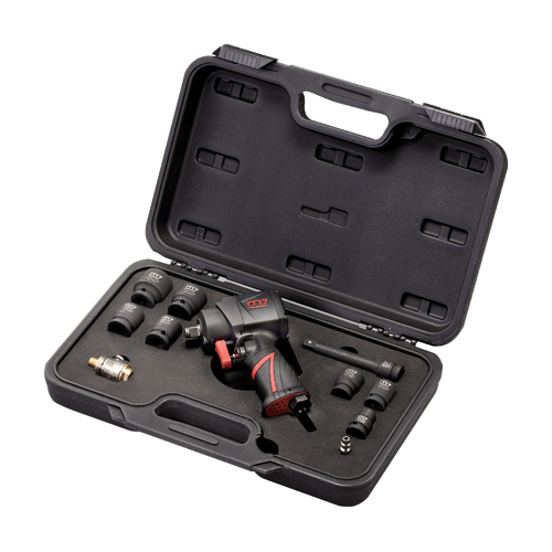 M7 NC-4232QK 1/2" pneu příklepový utahovák + sada nástavců + kufřík