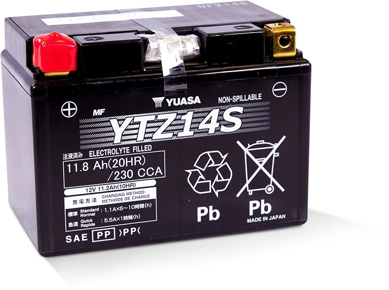 YUASA YTZ14S 12V 11,2Ah 230A motobaterie