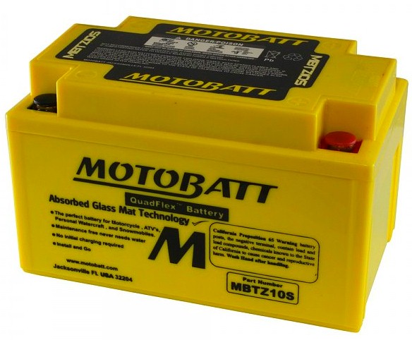 MOTOBATT MBTZ10S 12V 8,6Ah 190A