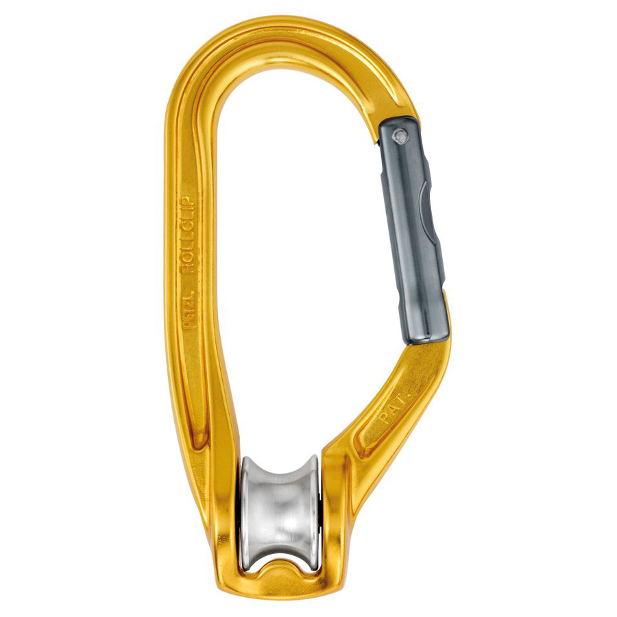 PETZL ROLLCLIP A kladka s karabinou bez pojistky zámku