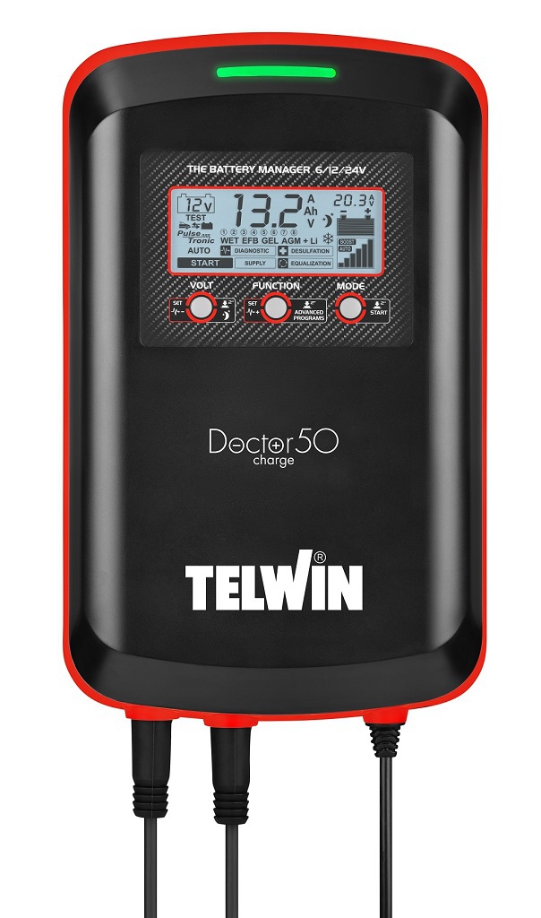 Telwin DOCTOR CHARGE 50 230V 6-12-24V nabíječka se startem