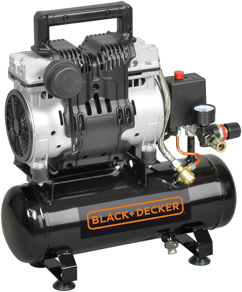 BLACK & DECKER BD 100/6-ST tichý bezolejový kompresor