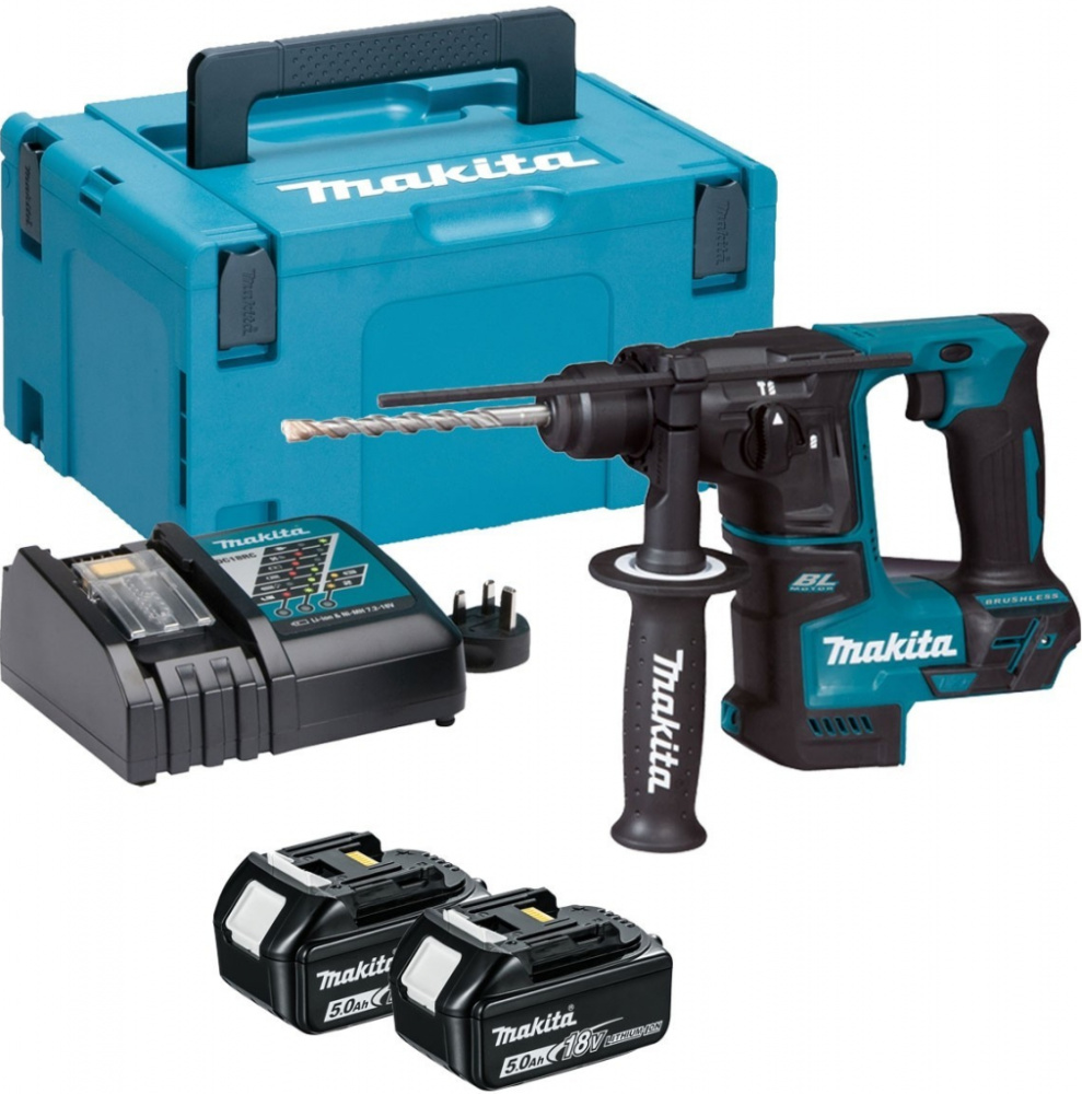MAKITA DHR171RTJ Aku kombinované kladivo 18V / 5,0Ah