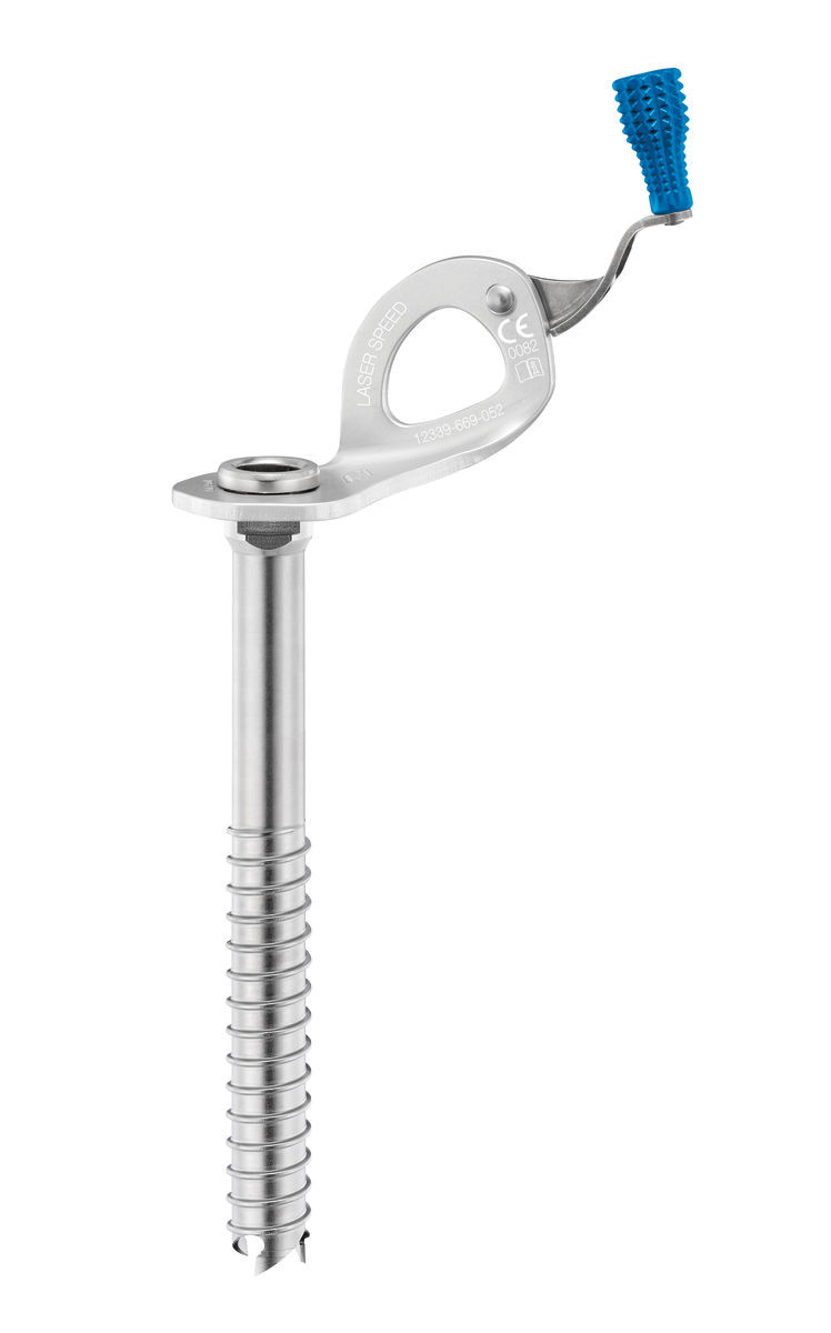 PETZL LASER SPEED 17 cm ledovcová skoba s plaketou