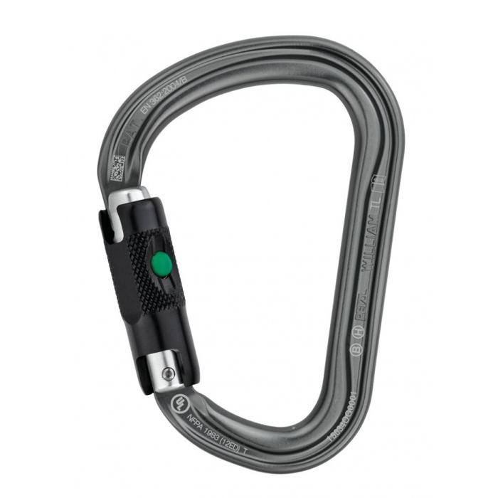 PETZL WILLIAM BALL LOCK karabina s automatickou pojistkou