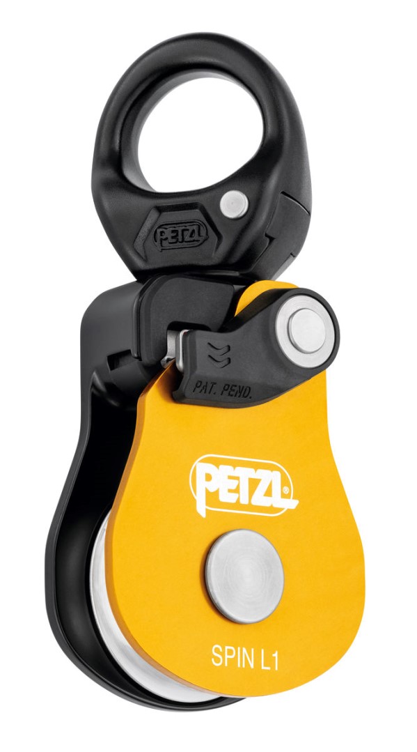PETZL SPIN L1 kladka s otočným závěsem (swivelem)