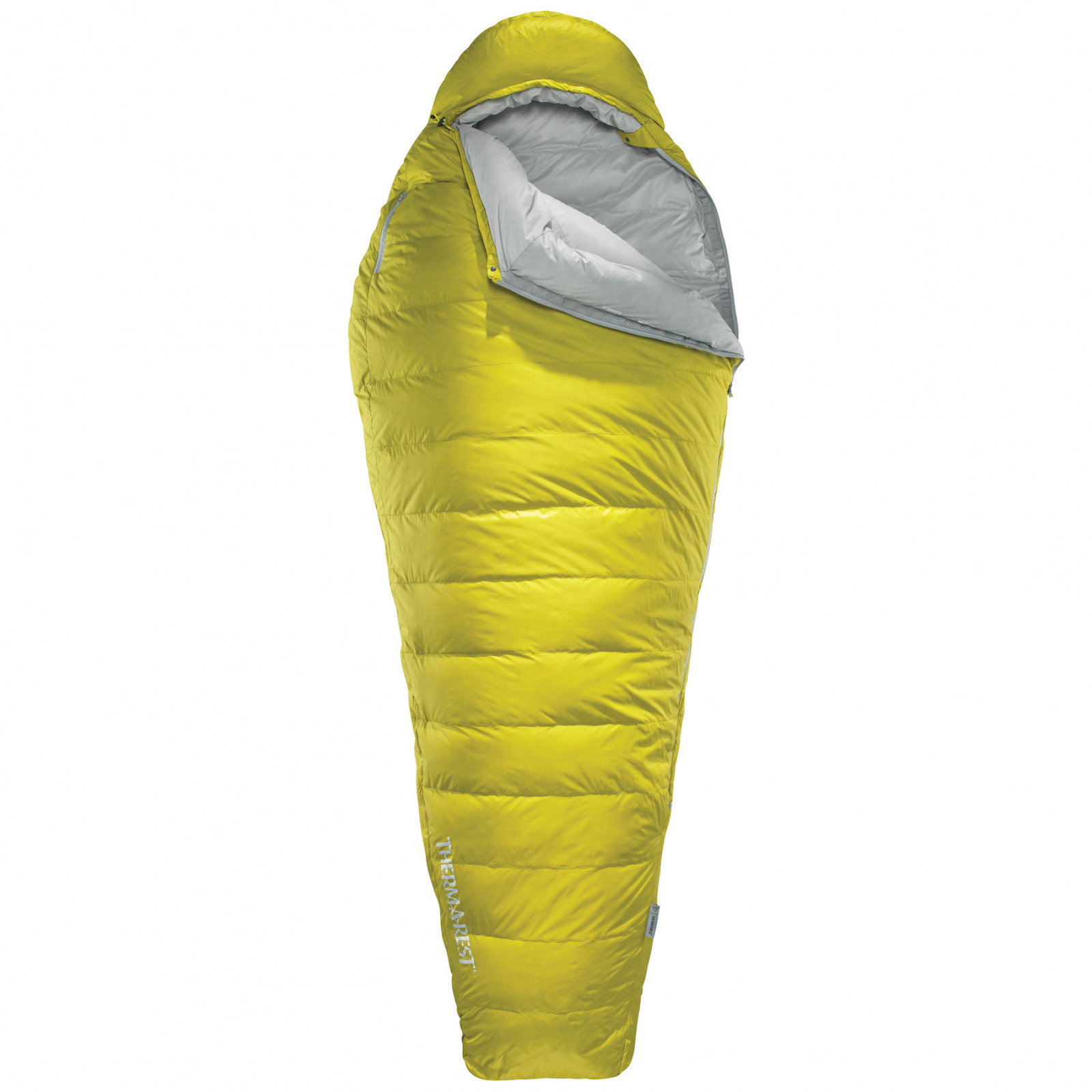 Therm-a-Rest PARSEC 20 Long Larch péřový spacák žlutý (limit - 6°C)