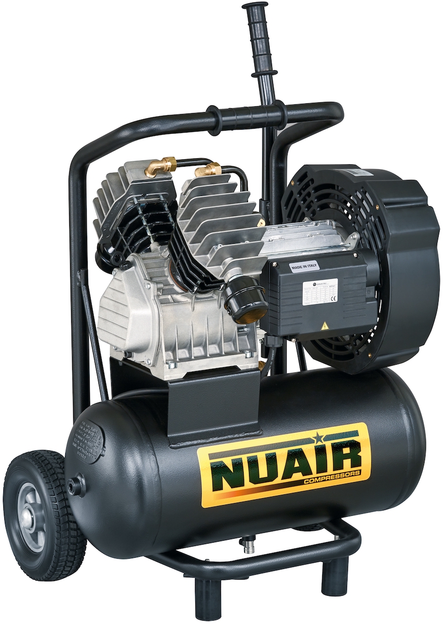 NUAIR GVM/24 PCM špičkový dvouválcový olejový kompresor 2,2kW, 24l