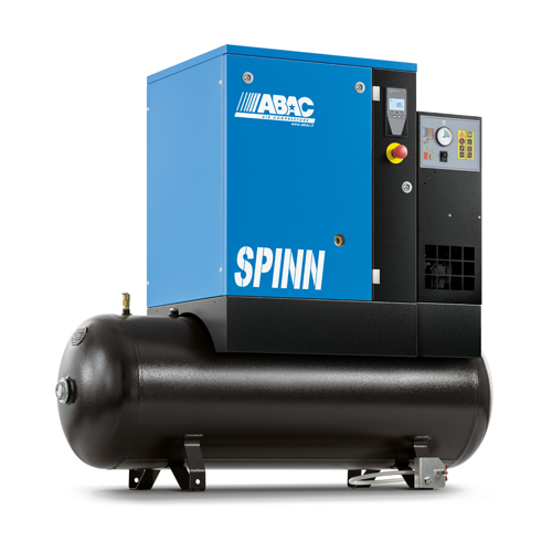 ABAC SPINN MINI SPM-3/10D-200 kompresor šroubový 3KW, 200l + SUŠIČKA