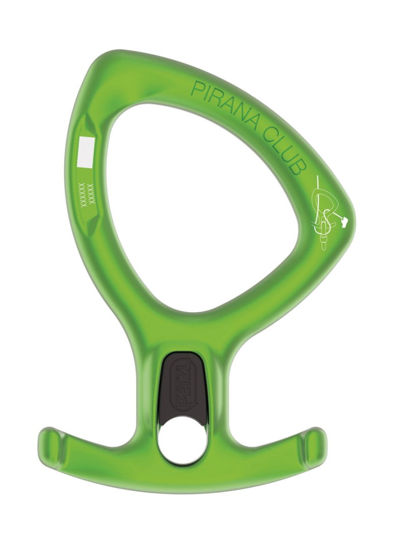 PETZL PIRANA CLUB slaňovací osma zelená