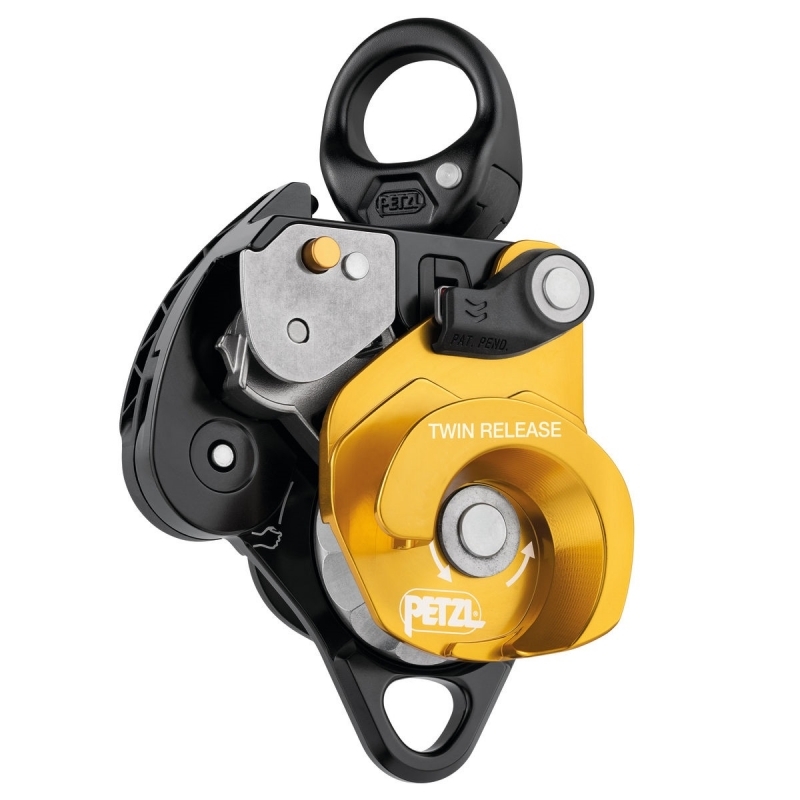 PETZL TWIN RELEASE dvojitá kladka s blokantem
