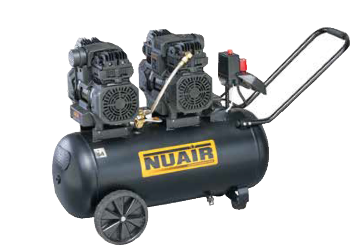 Nuair SILTEK TB 50 D tichý bezolejový kompresor 2,2kW