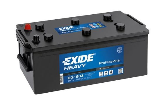 Exide Professional HD 12V 180Ah 1000A EG1803
