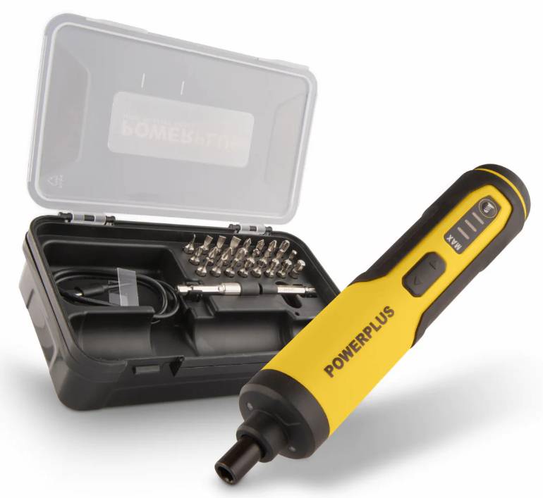 PowerPlus POWX00420 Aku precizní šroubovák 4V + příslušenství
