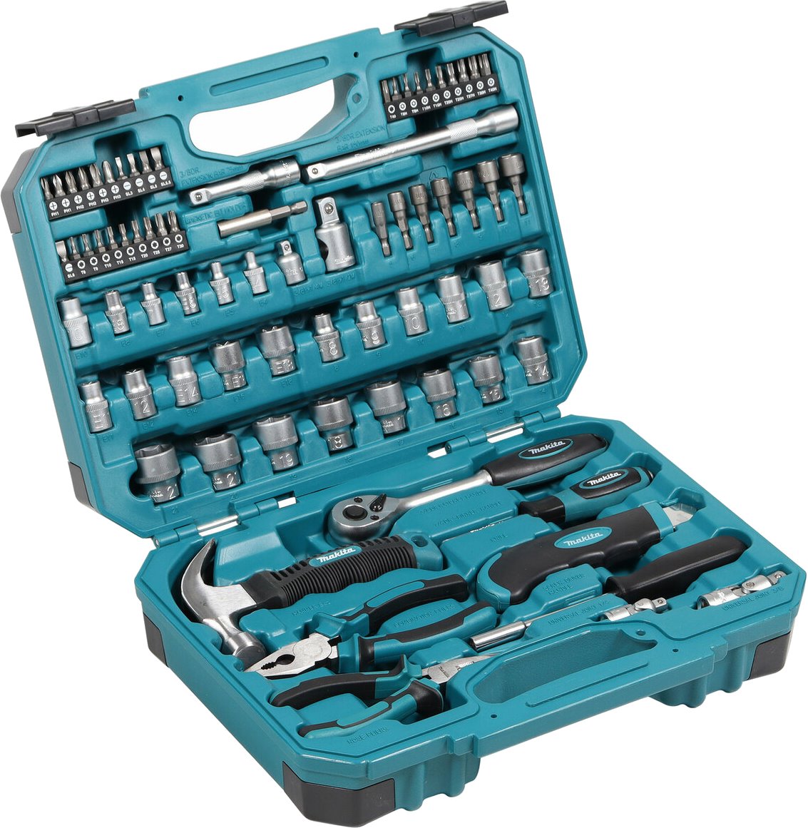 MAKITA E-10899 76-dílná gola sada bitů a ořechů