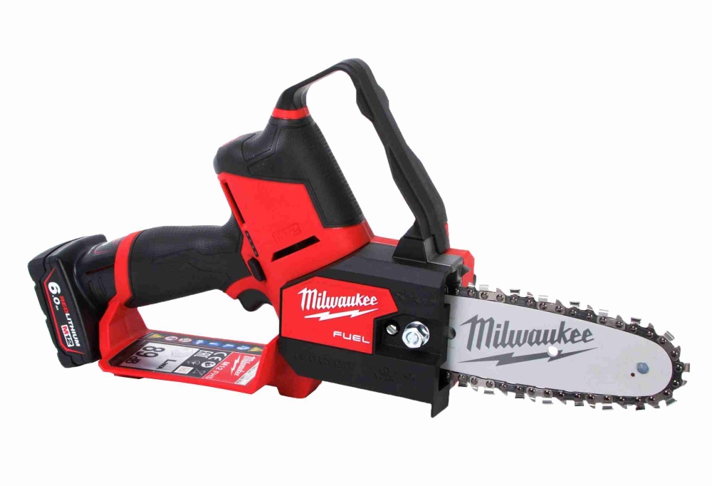 MILWAUKEE M12 FHS-602X mini aku řetězová pila 15cm, 12V / 2x 6,0Ah