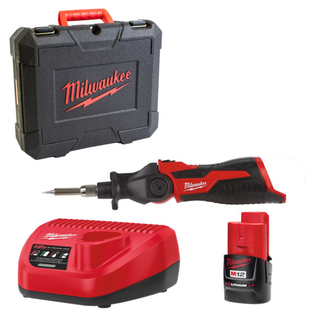 MILWAUKEE M12 SI-201C Aku kompaktní pájka (páječka) 12V, 1x 2,0Ah
