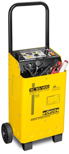 DECA SC30/400 Start nabíječka + startovací vozík 12/24V