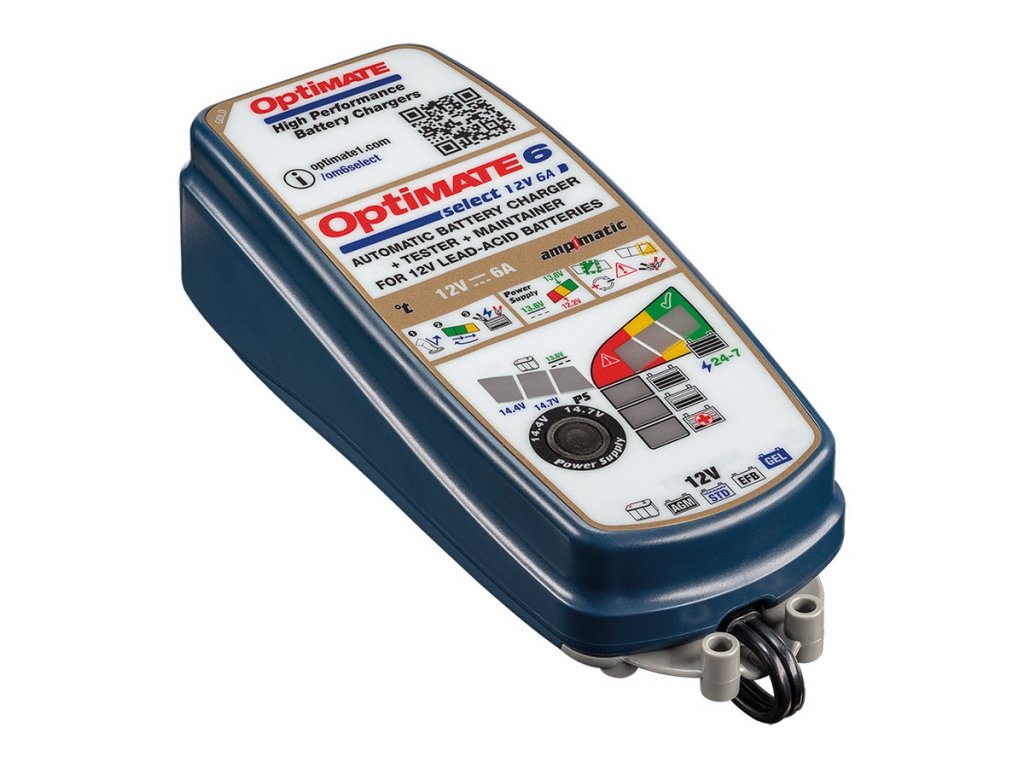TECMATE OPTIMATE 6 SELECT TM370 12V/6A nabíječka autobaterií