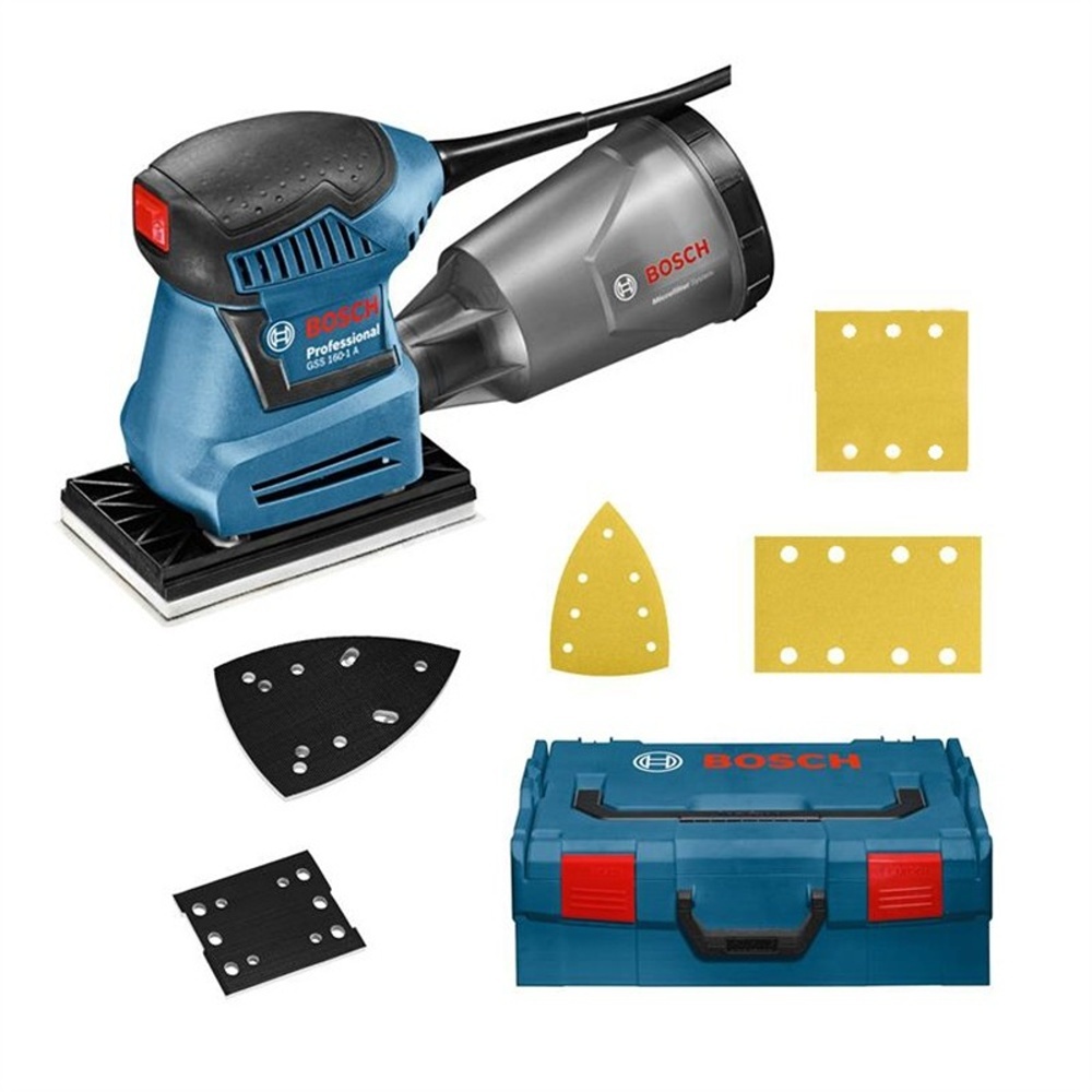 Bosch GSS 160-1 A Multi vibrační bruska s příslušenstvím + L-BOXX - 06012A2300