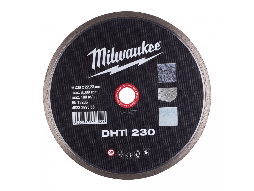 Milwaukee DHTI 230 Diamantový kotouč na dlažby a kámen 230mm - 4932399555