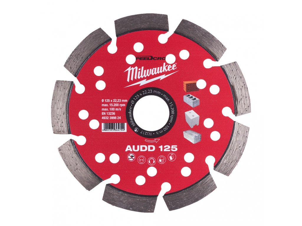 Milwaukee AUDD 125 SPEEDCROSS Diamantový kotouč 125mm - 4932399824