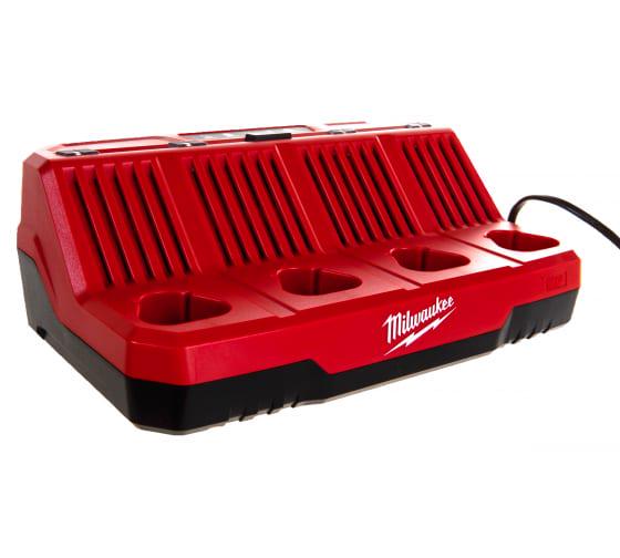 MILWAUKEE M12 C4 Nabíječka baterií Li-Ion 12V, 4 porty - 4932430554