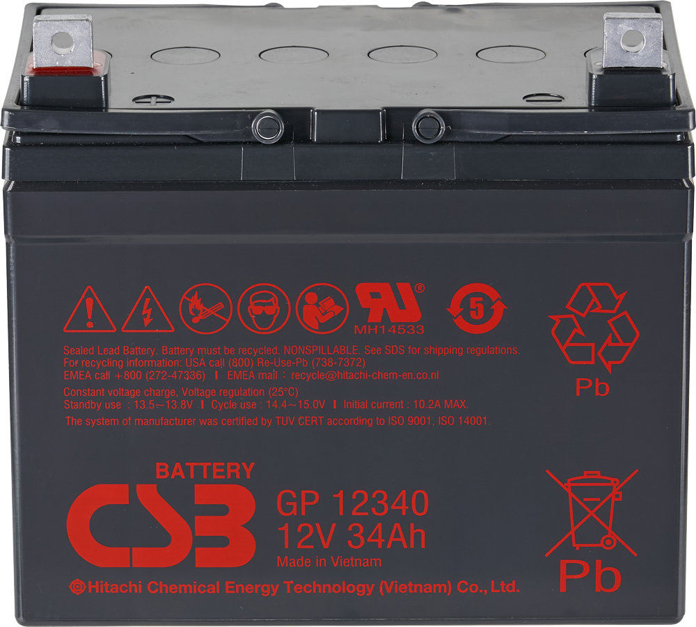 CSB GP12340 (12V/34Ah) záložní akumulátor