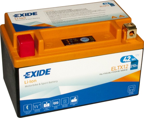 EXIDE Li-ion ELTX12 12V 42Wh 210A motobaterie