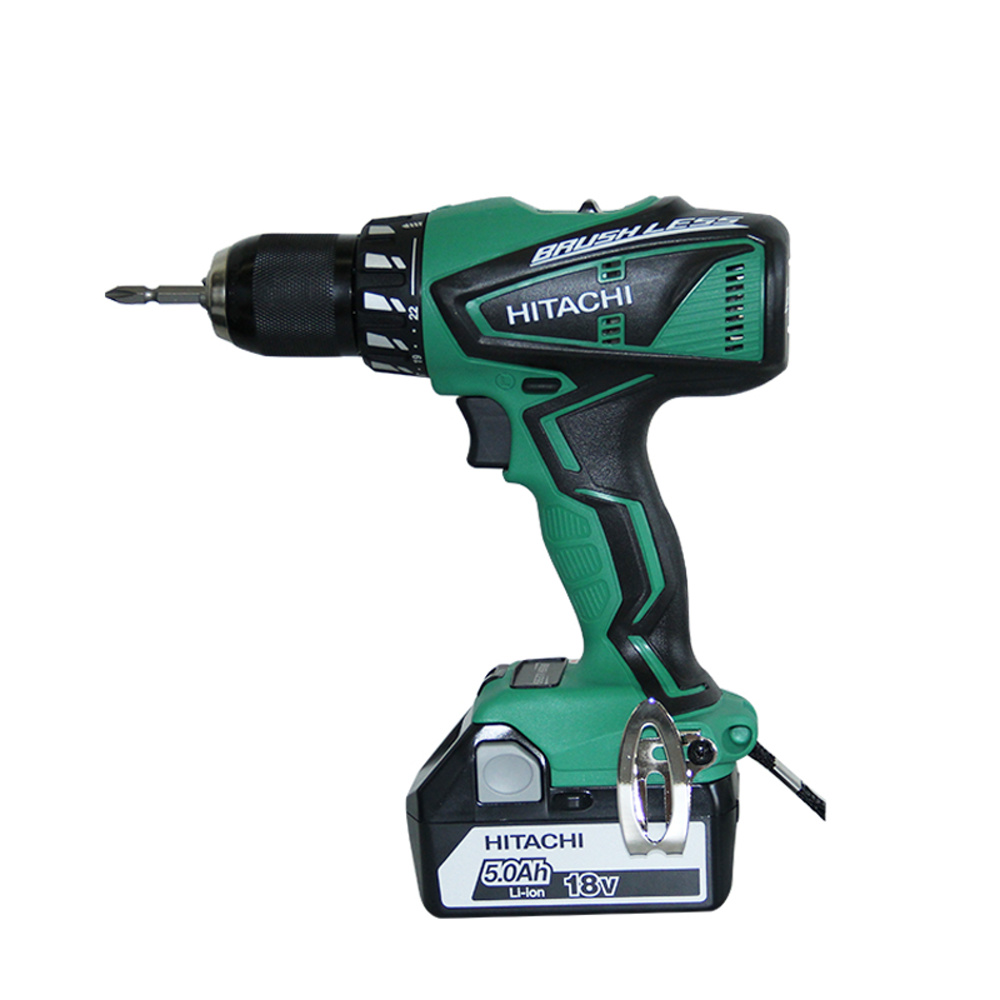 HIKOKI DS18DBEL bezuhlíková aku vrtačka 18V / 5,0Ah LI-ON