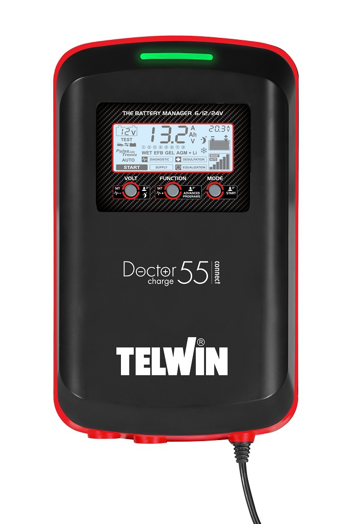 Telwin DOCTOR 55 Connect 230V 6-12-24V nabíječka se startem