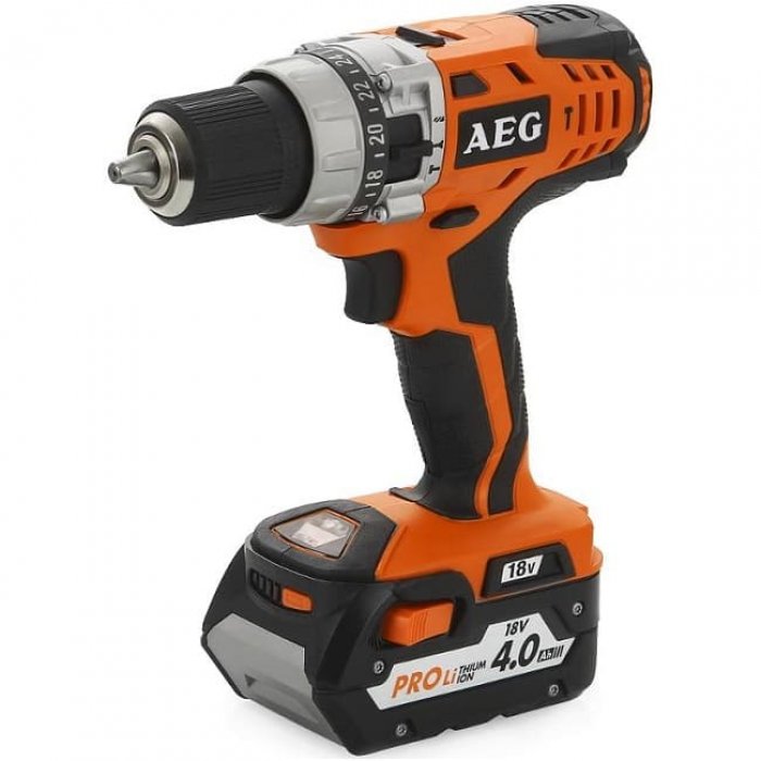 AEG BSB 18Li-402C Aku příklepová vrtačka 18V, 2x 4,0Ah