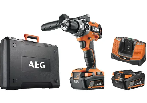 AEG BSB 18 C2 BL-402C Aku příklepová vrtačka 18V, 2x 4,0Ah