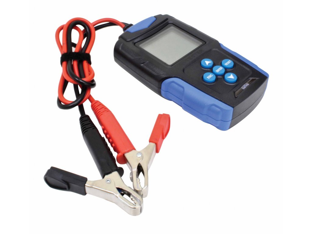 SATRA S-LBA1224 Tester autobaterií s LCD displejem, 12-24 V, 3-200 Ah