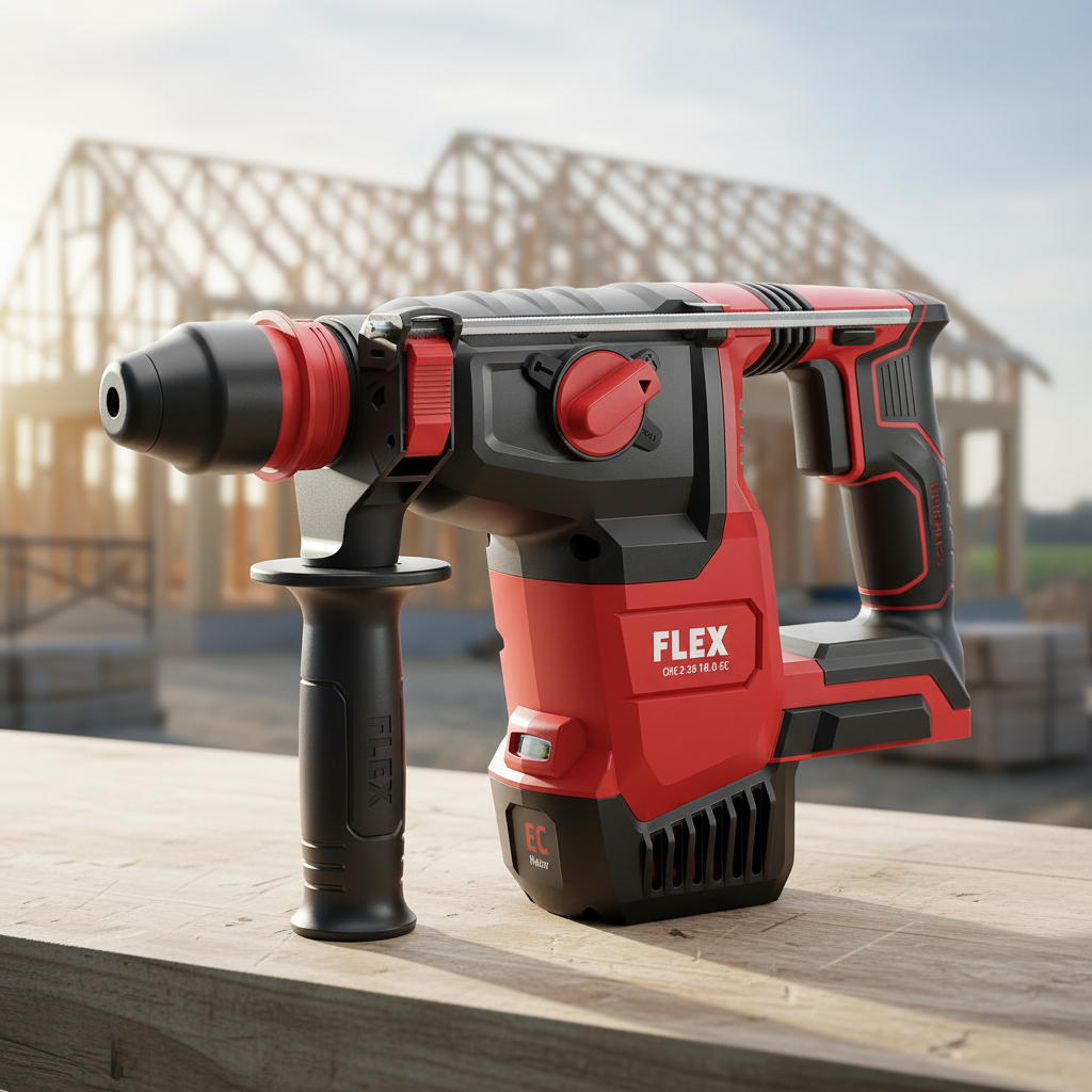 FLEX CHE 2-26 Aku vrtací a sekací kladivo SDS-Plus 18V (bez aku) - 491314