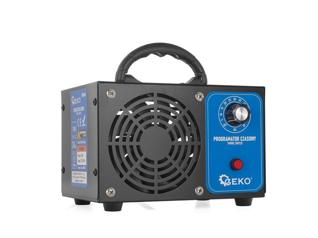 GEKO G02666 Generátor ozonu - čistič vzduchu, 28000mg/h, 230V/50Hz, s časovačem