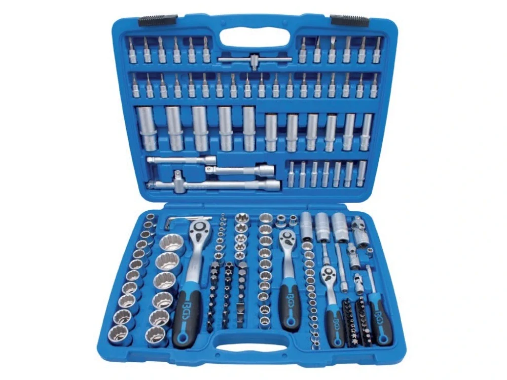 BGS 2286 Gola sada 1/4", 3/8", 1/2", 192 dílů, dvanáctihran