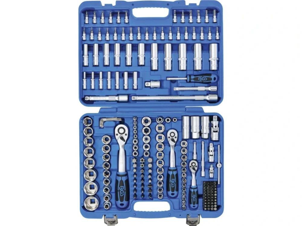 BGS 102292 Gola sada 1/4", 3/8", 1/2" hlavice Super-lock, 192 dílů