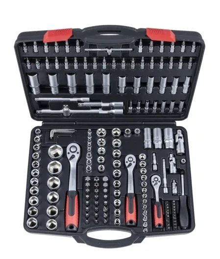 QUATROS QS50171 Gola sada s nářadím 1/4”, 3/8” a 1/2”, 171 dílů
